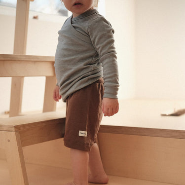 Langarmshirt Kinder | Wolle-Tencel