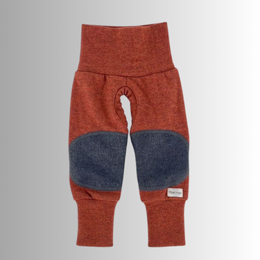 Cowboy pants | pants for elimination communication with knee patches