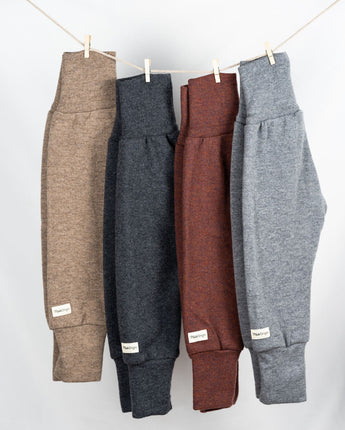 Wool trousers baggy trousers without hole
